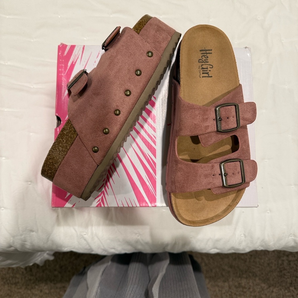Corky’s Pink Cynthia Sandals Women’s size 9. Worn once